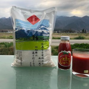 トマトジュース18本+お米2㎏セット